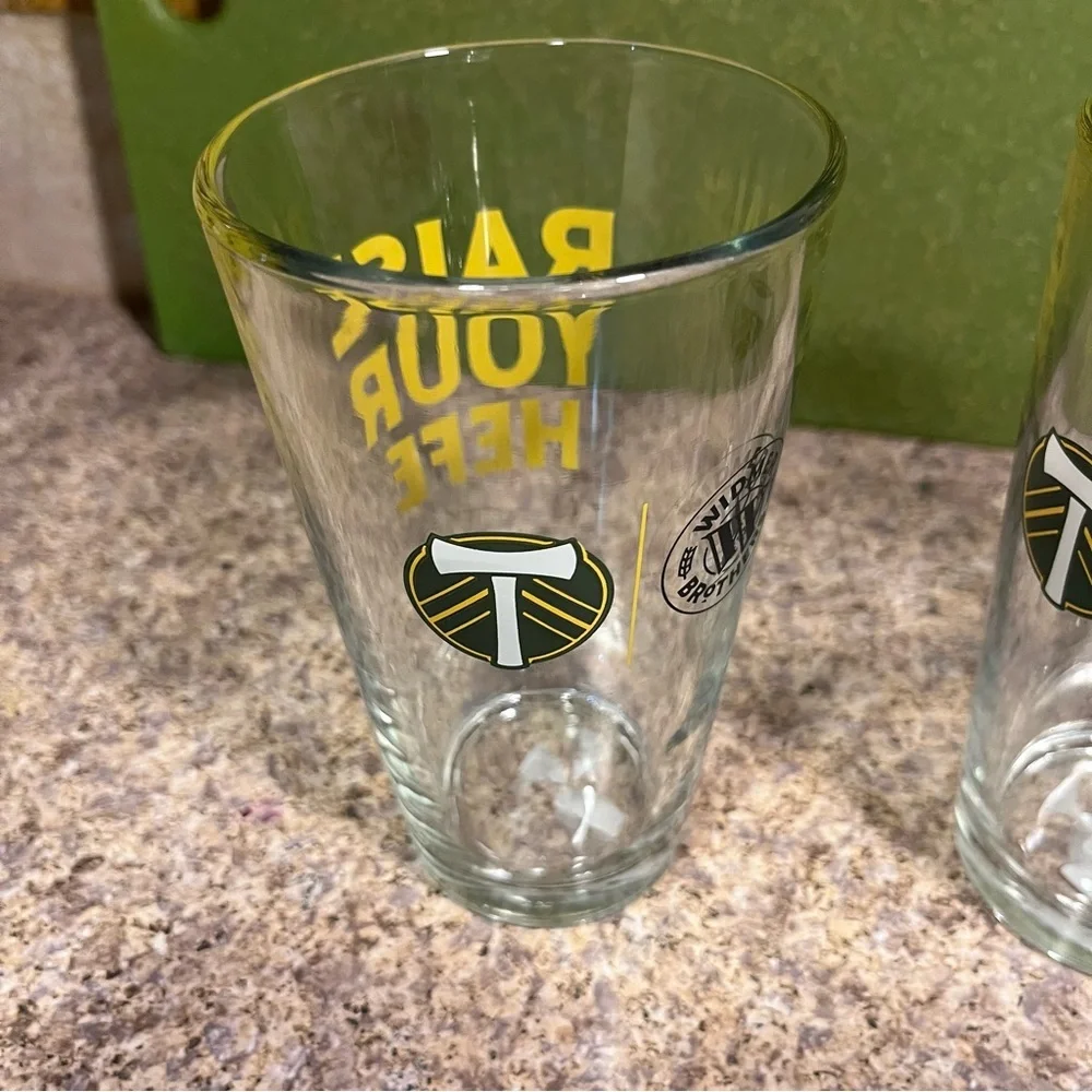 Set of 2 Widmer Brothers x Portland Timbers 